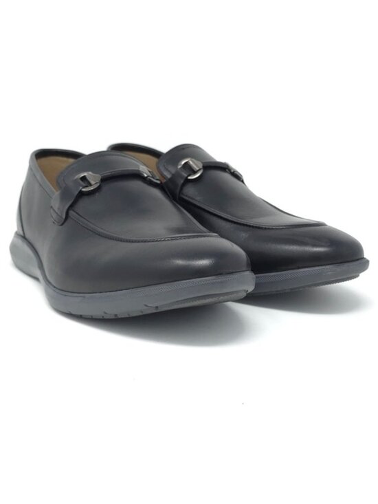 Thomas & Vine Burns Black Leather Bit Loafer 9M main image 5
